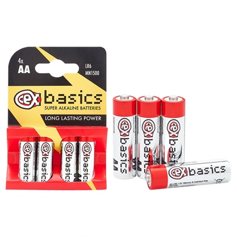 CeX Basics - AA Batteries 4 Pack - CeX (UK): - Buy, Sell, Donate